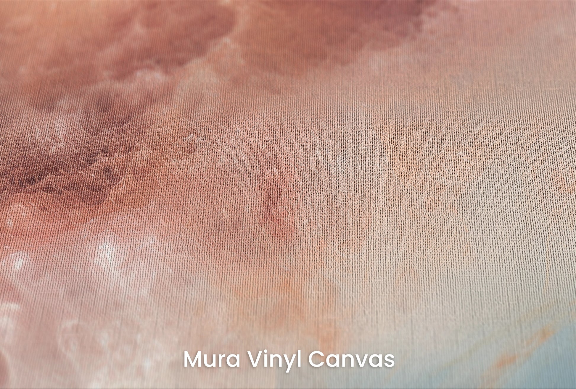 Zbliżenie na artystyczną fototapetę o nazwie Lunar Surface #2 na podłożu Mura Vinyl Canvas - faktura naturalnego płótna.