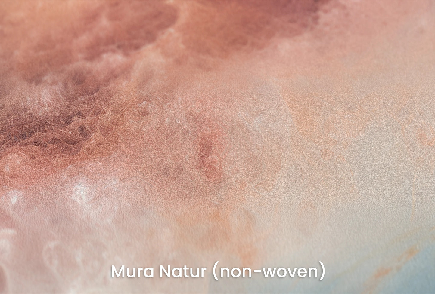 Zbliżenie na artystyczną fototapetę o nazwie Lunar Surface #2 na podłożu Mura Natur (non-woven) - naturalne i ekologiczne podłoże.