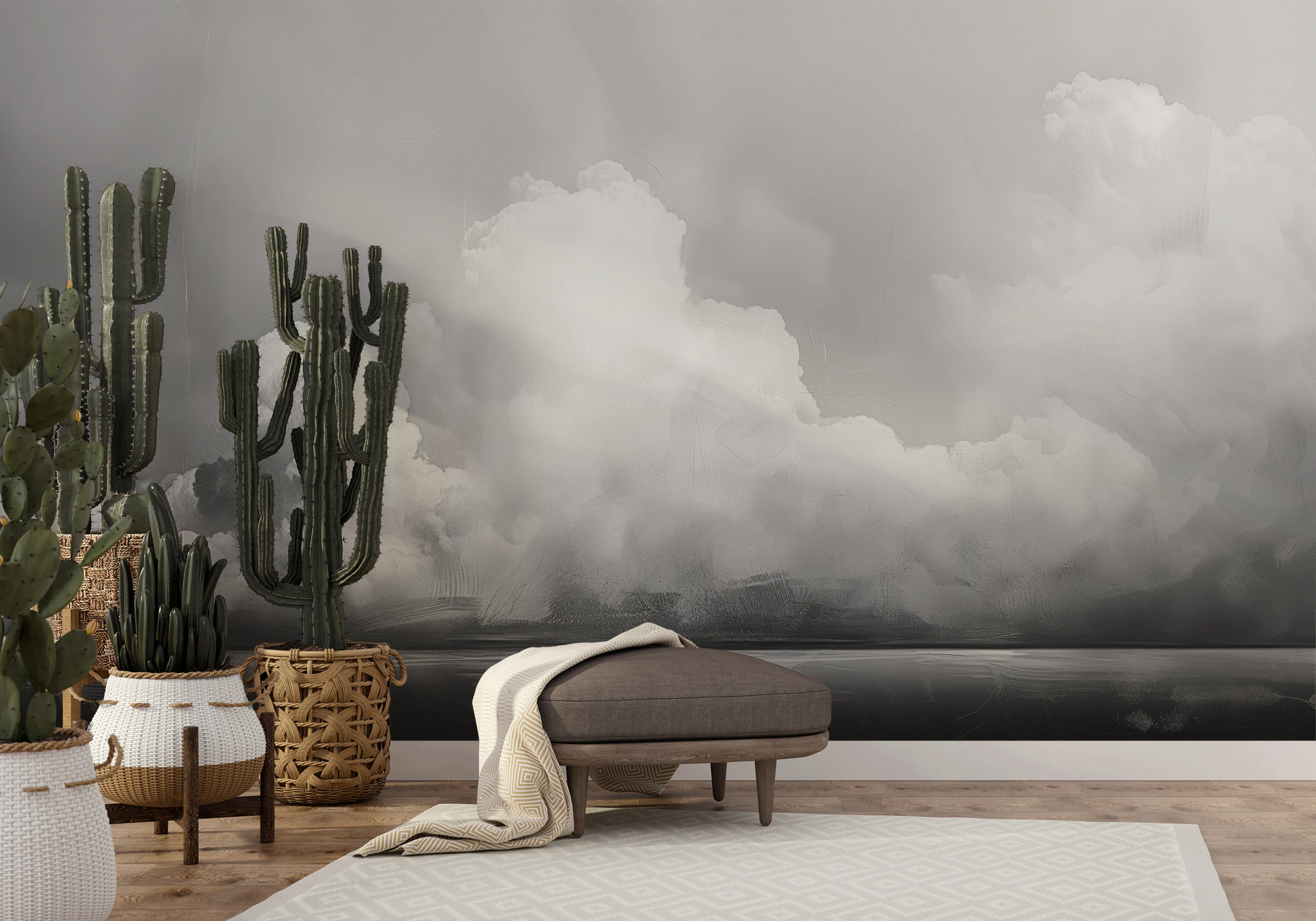 Fototapeta o nazwie Clouds of Tranquility użyta w aranzacji wnętrza.