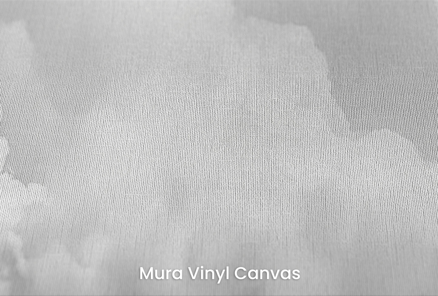 Zbliżenie na artystyczną fototapetę o nazwie Clouds of Tranquility na podłożu Mura Vinyl Canvas - faktura naturalnego płótna.