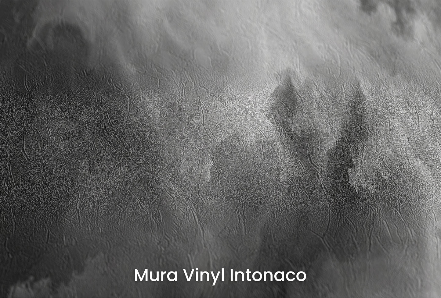 Zbliżenie na artystyczną fototapetę o nazwie Abstract Storm na podłożu Mura Vinyl Intonaco - struktura tartego tynku.