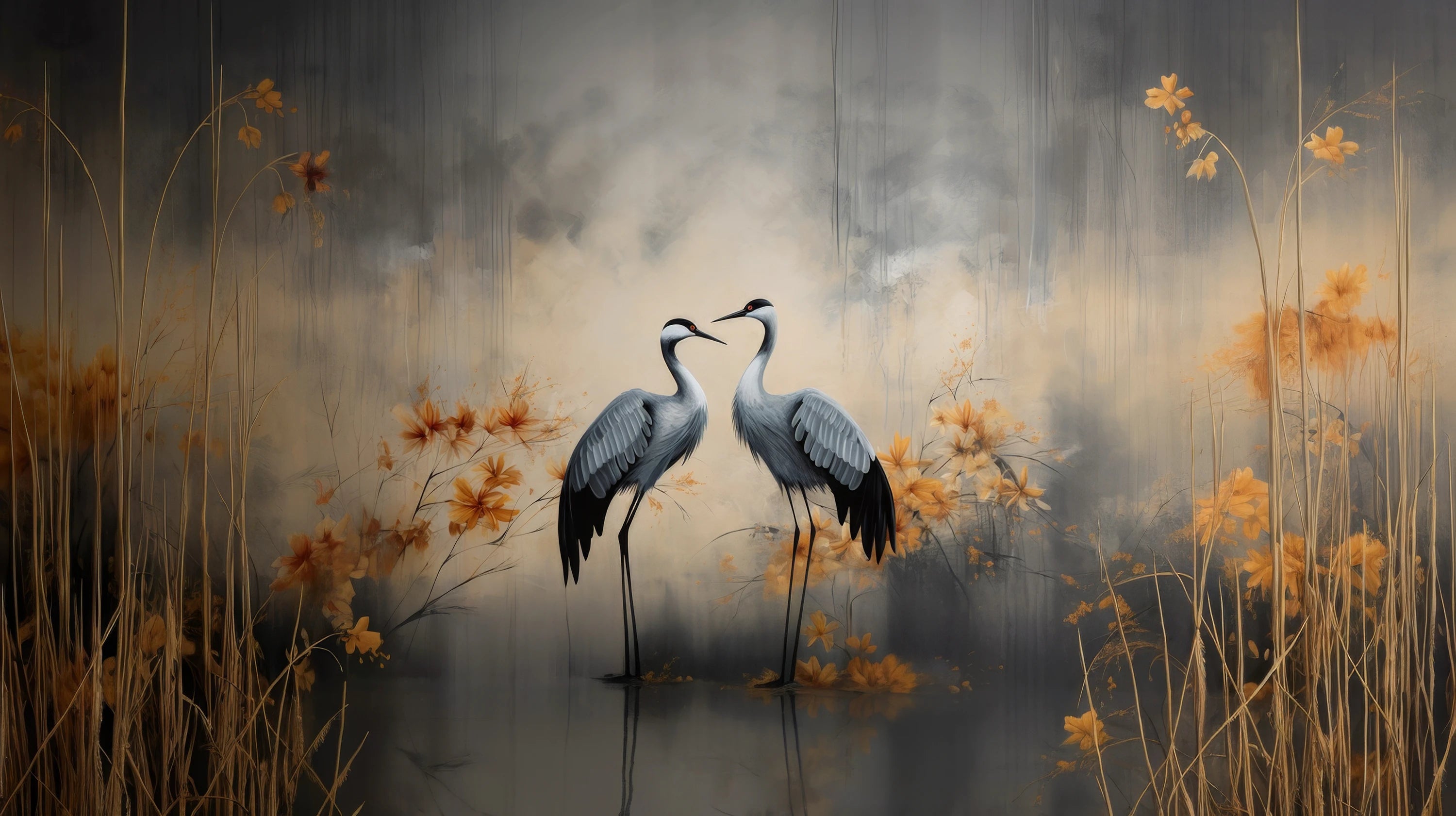 Podgląd wzoru: Prezentacja całego wzoru fototapety o nazwie Autumn's Whisper