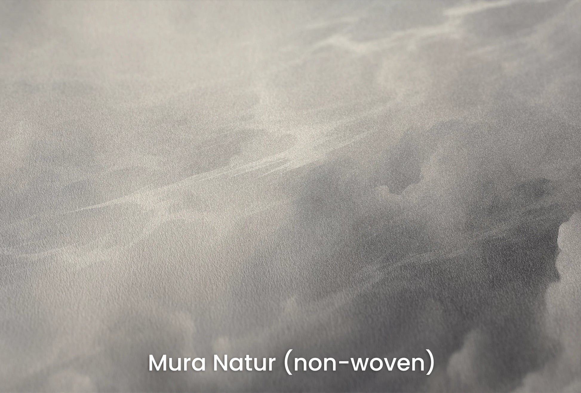 Zbliżenie na artystyczną fototapetę o nazwie Silver Lining Drama na podłożu Mura Natur (non-woven) - naturalne i ekologiczne podłoże.