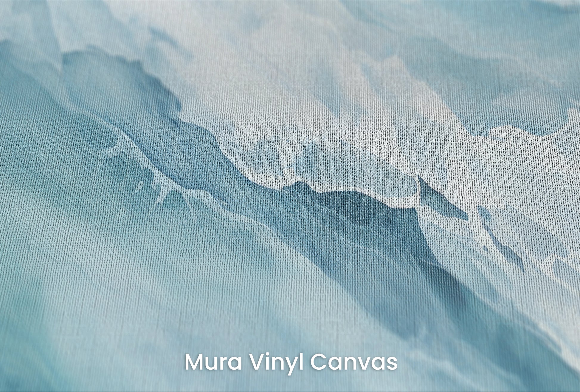 Zbliżenie na artystyczną fototapetę o nazwie Solar Flare na podłożu Mura Vinyl Canvas - faktura naturalnego płótna.