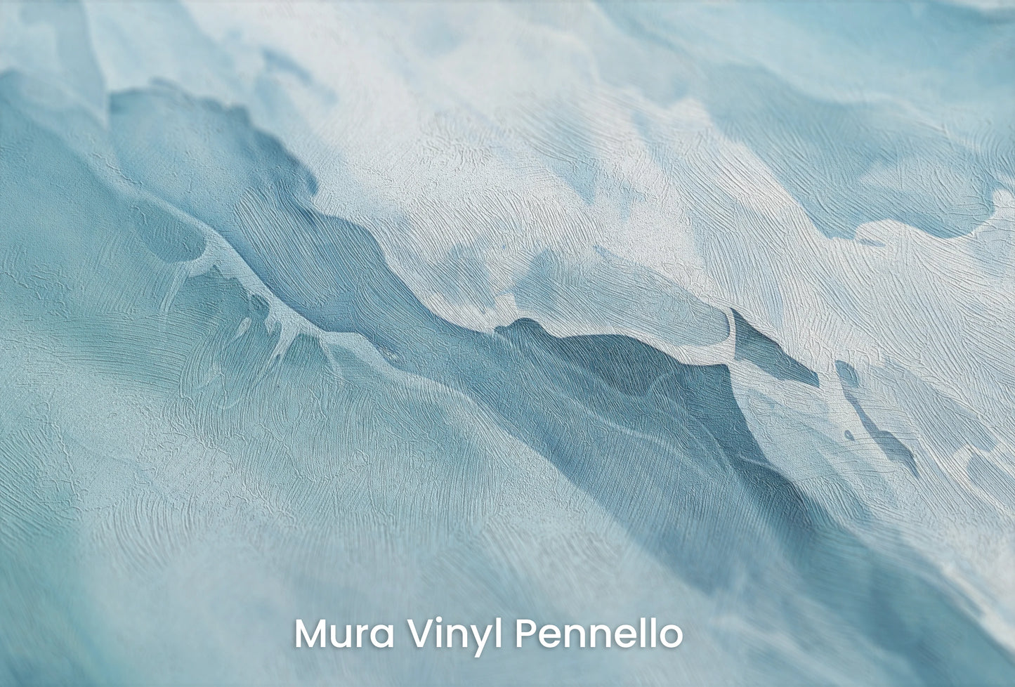 Zbliżenie na artystyczną fototapetę o nazwie Solar Flare na podłożu Mura Vinyl Pennello - faktura pociągnięć pędzla malarskiego.