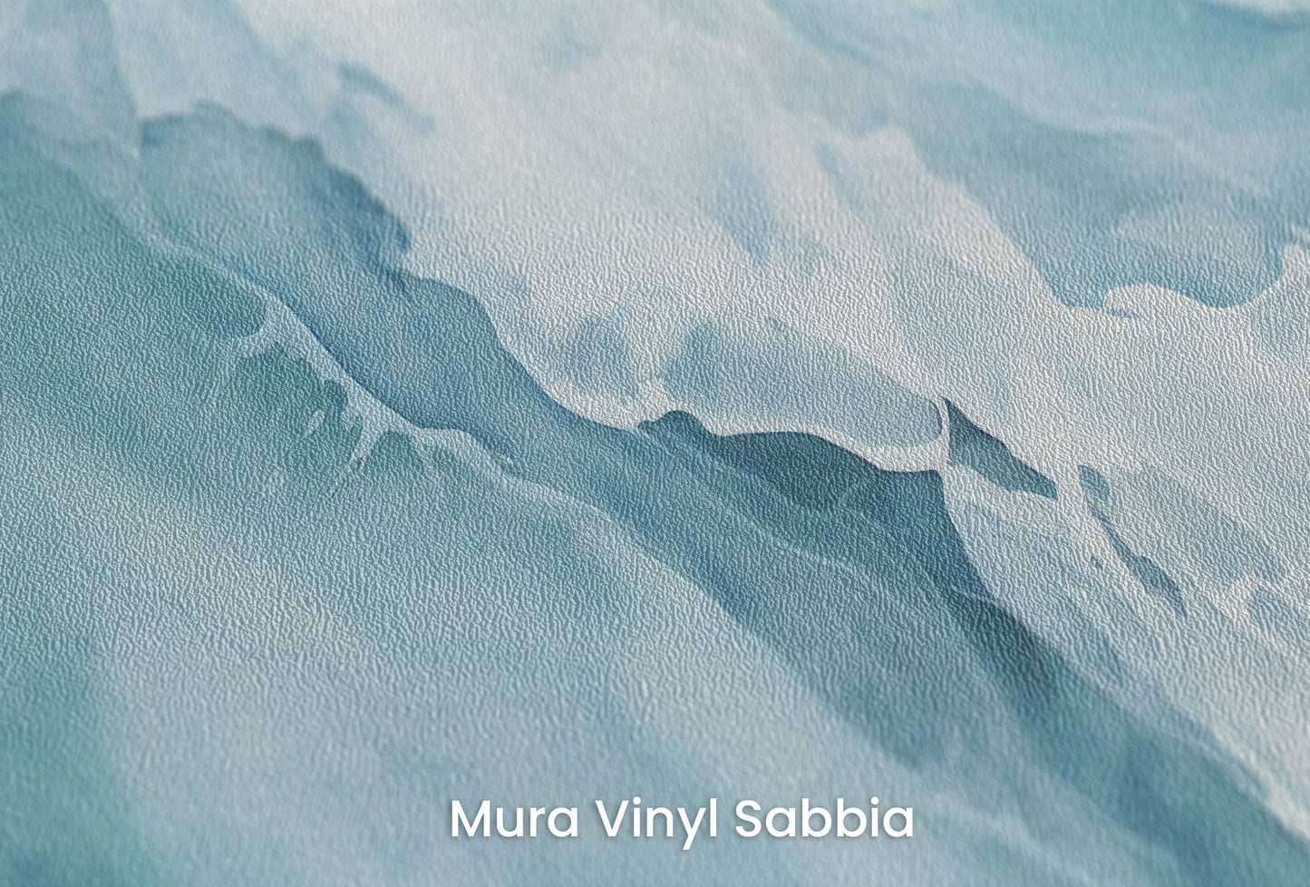 Zbliżenie na artystyczną fototapetę o nazwie Solar Flare na podłożu Mura Vinyl Sabbia struktura grubego ziarna piasku.