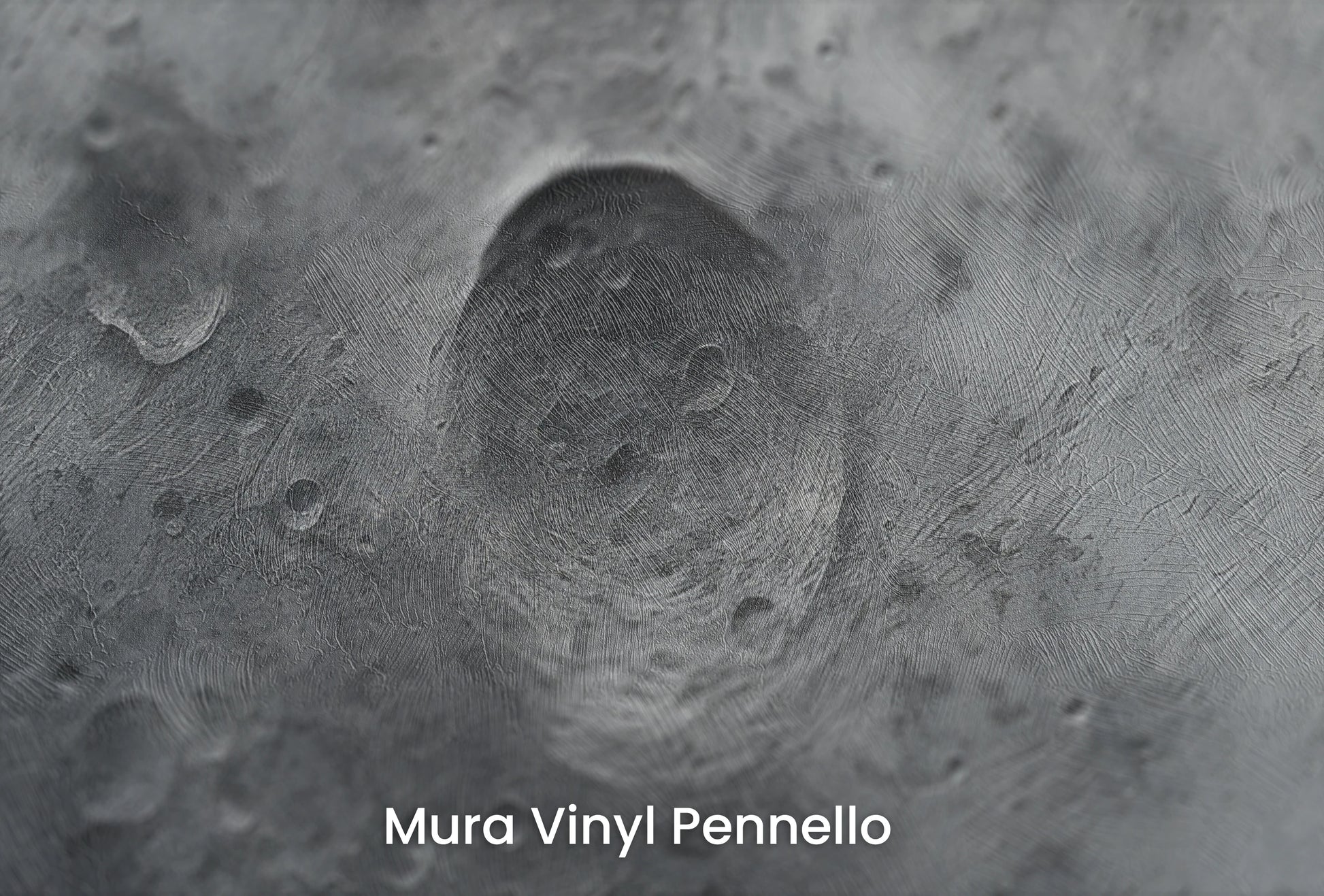 Zbliżenie na artystyczną fototapetę o nazwie Martian Swirl na podłożu Mura Vinyl Pennello - faktura pociągnięć pędzla malarskiego.