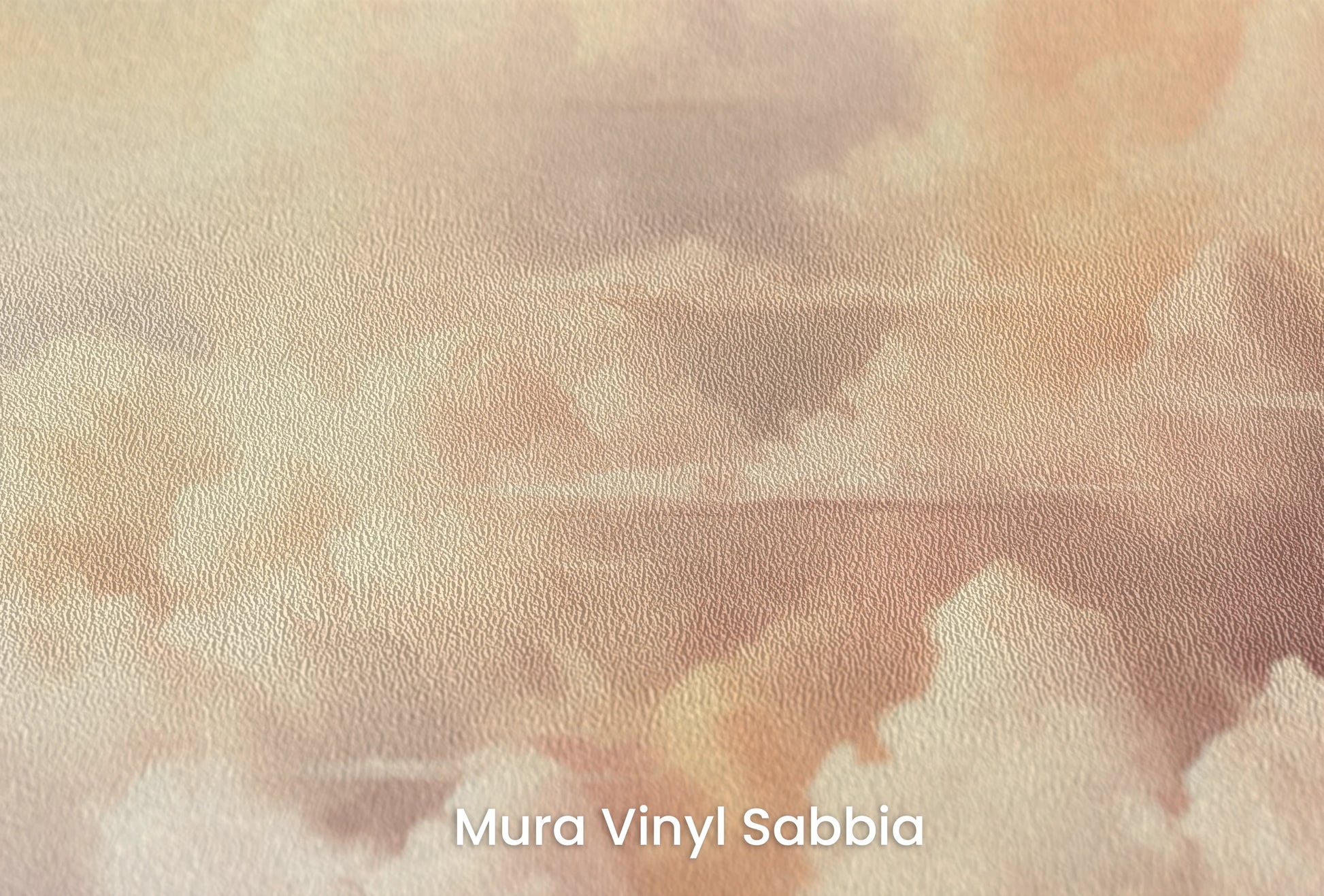 Zbliżenie na artystyczną fototapetę o nazwie Morning's Warmth na podłożu Mura Vinyl Sabbia struktura grubego ziarna piasku.