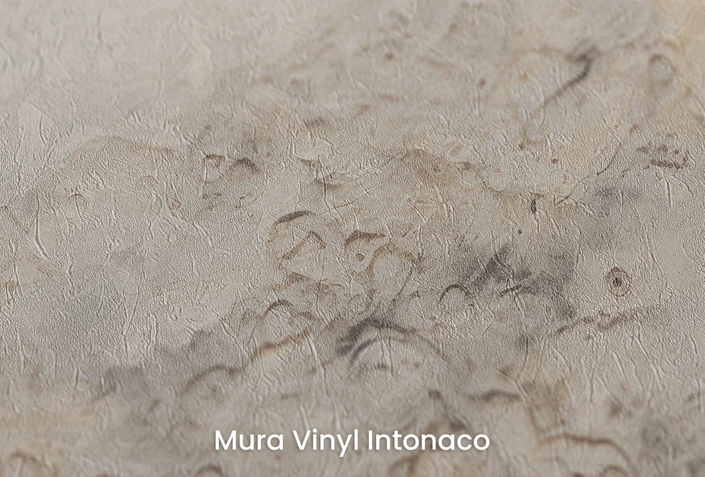 Zbliżenie na artystyczną fototapetę o nazwie Celestial Warmth na podłożu Mura Vinyl Intonaco - struktura tartego tynku.