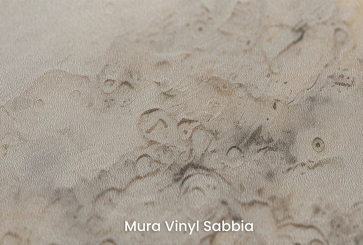 Zbliżenie na artystyczną fototapetę o nazwie Celestial Warmth na podłożu Mura Vinyl Sabbia struktura grubego ziarna piasku.