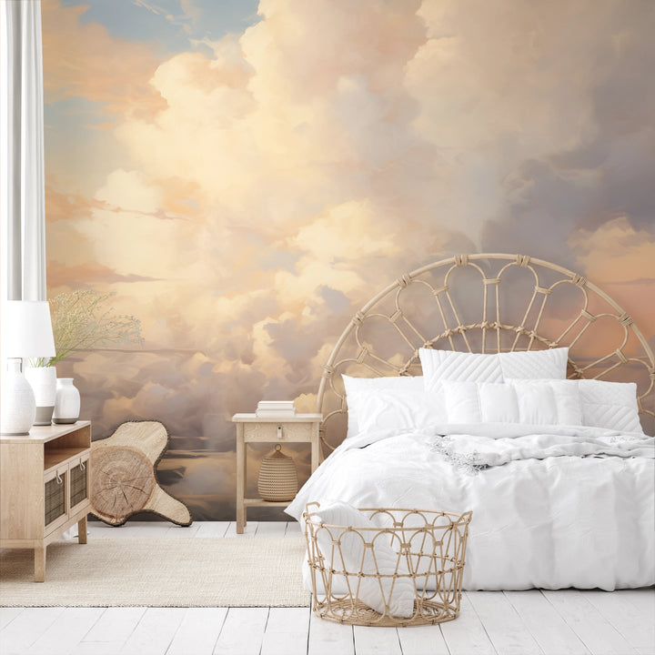 Fototapeta malowana o nazwie Daybreak Delight pokazana w aranżacji wnętrza.