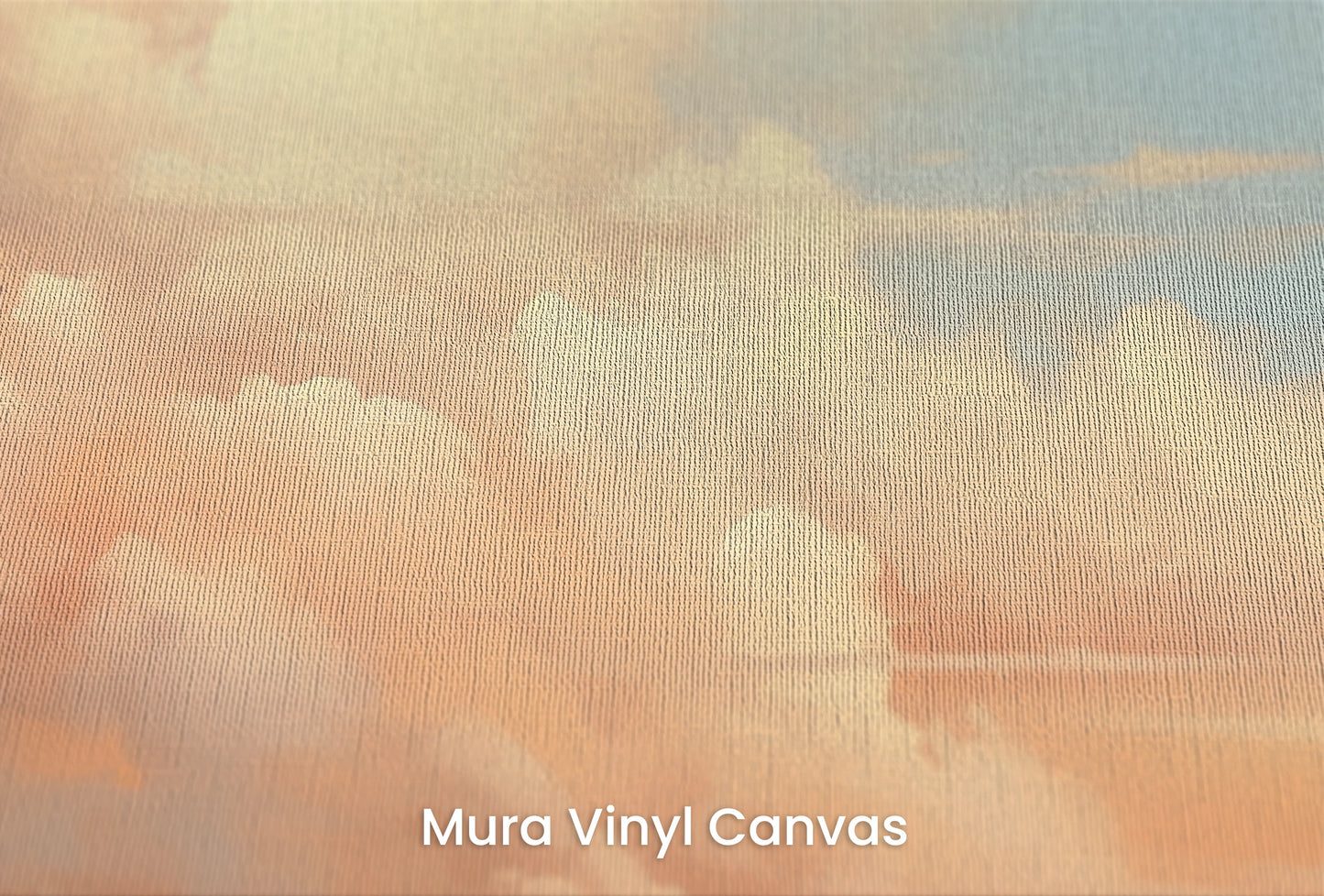 Zbliżenie na artystyczną fototapetę o nazwie Tranquil Dawn #2 na podłożu Mura Vinyl Canvas - faktura naturalnego płótna.