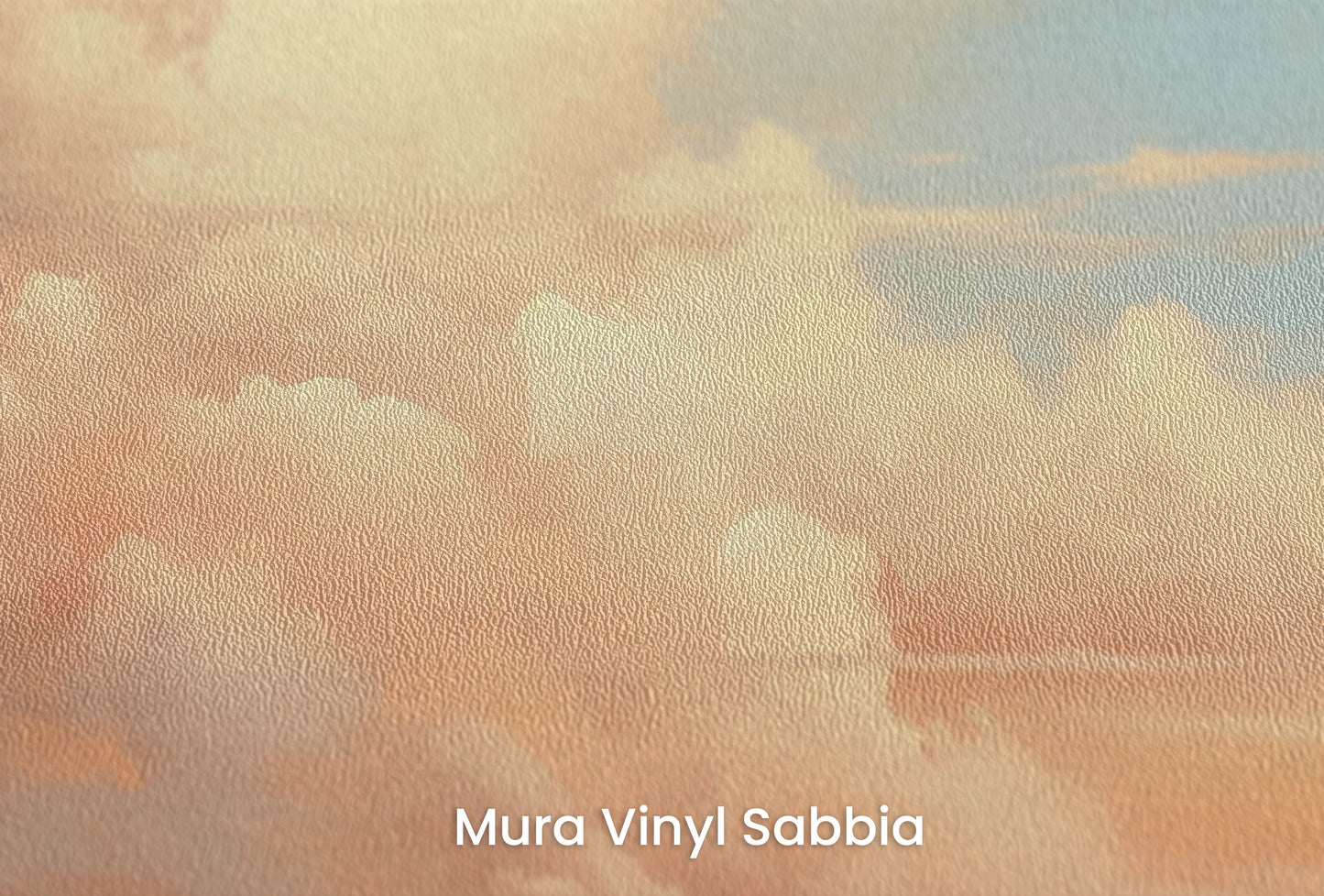 Zbliżenie na artystyczną fototapetę o nazwie Tranquil Dawn #2 na podłożu Mura Vinyl Sabbia struktura grubego ziarna piasku.