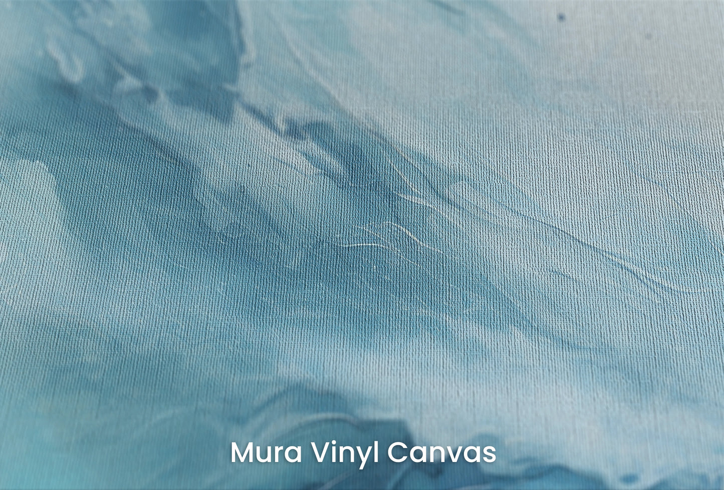 Zbliżenie na artystyczną fototapetę o nazwie Terran Rise na podłożu Mura Vinyl Canvas - faktura naturalnego płótna.