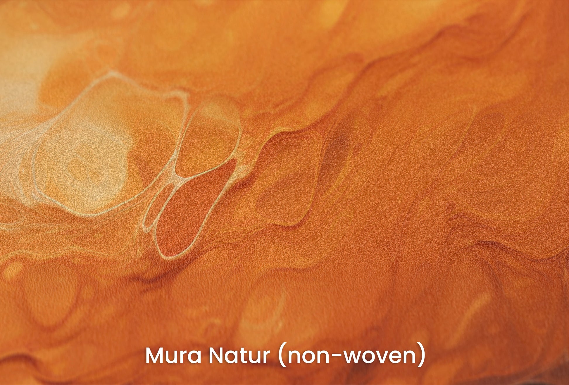 Zbliżenie na artystyczną fototapetę o nazwie Mercurial Craters na podłożu Mura Natur (non-woven) - naturalne i ekologiczne podłoże.