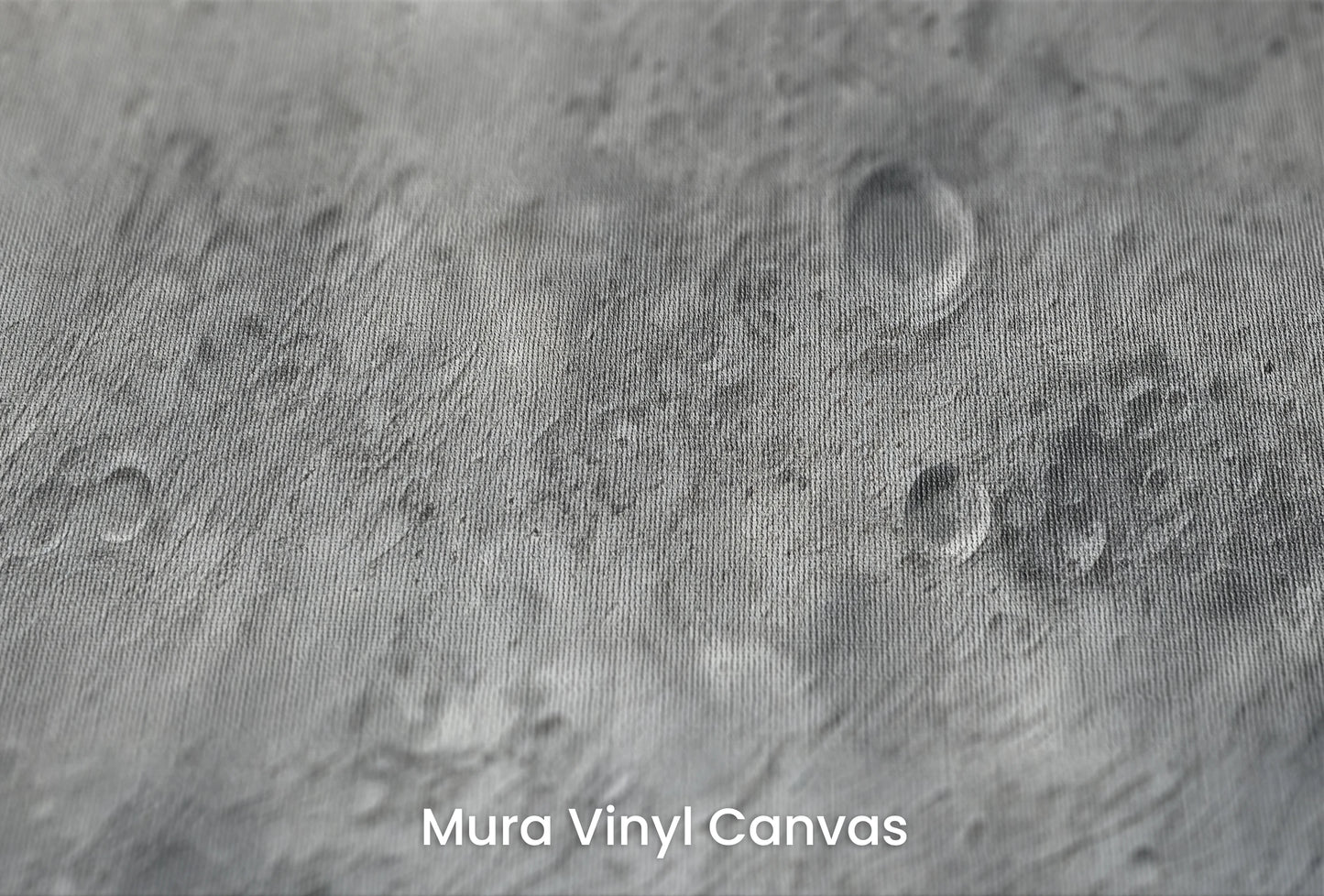 Zbliżenie na artystyczną fototapetę o nazwie Lunar Majesty na podłożu Mura Vinyl Canvas - faktura naturalnego płótna.