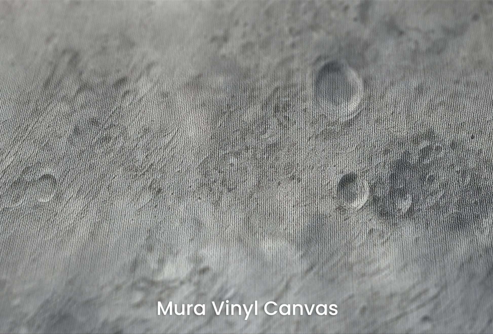 Zbliżenie na artystyczną fototapetę o nazwie Lunar Majesty na podłożu Mura Vinyl Canvas - faktura naturalnego płótna.