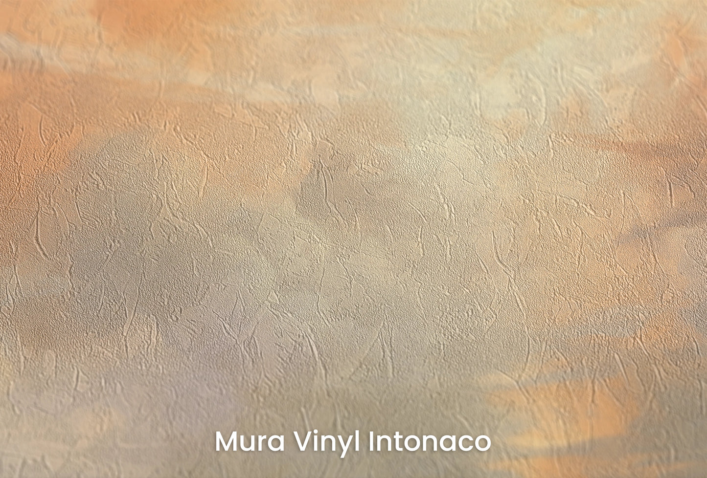Zbliżenie na artystyczną fototapetę o nazwie Daybreak Musing na podłożu Mura Vinyl Intonaco - struktura tartego tynku.