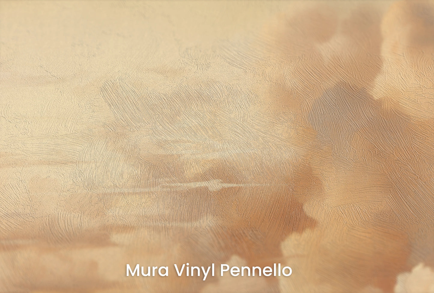 Zbliżenie na artystyczną fototapetę o nazwie Golden Majesty na podłożu Mura Vinyl Pennello - faktura pociągnięć pędzla malarskiego.