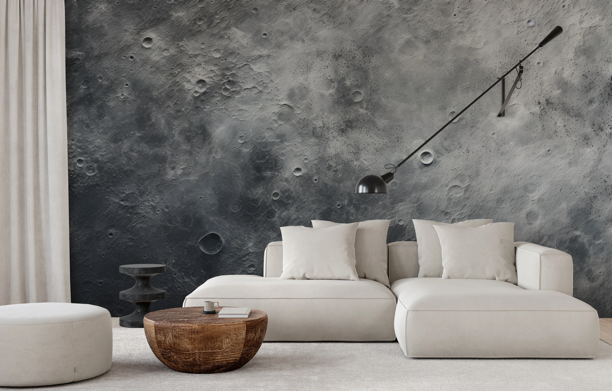 Fototapeta malowana o nazwie Jovian Vortex pokazana w aranżacji wnętrza.