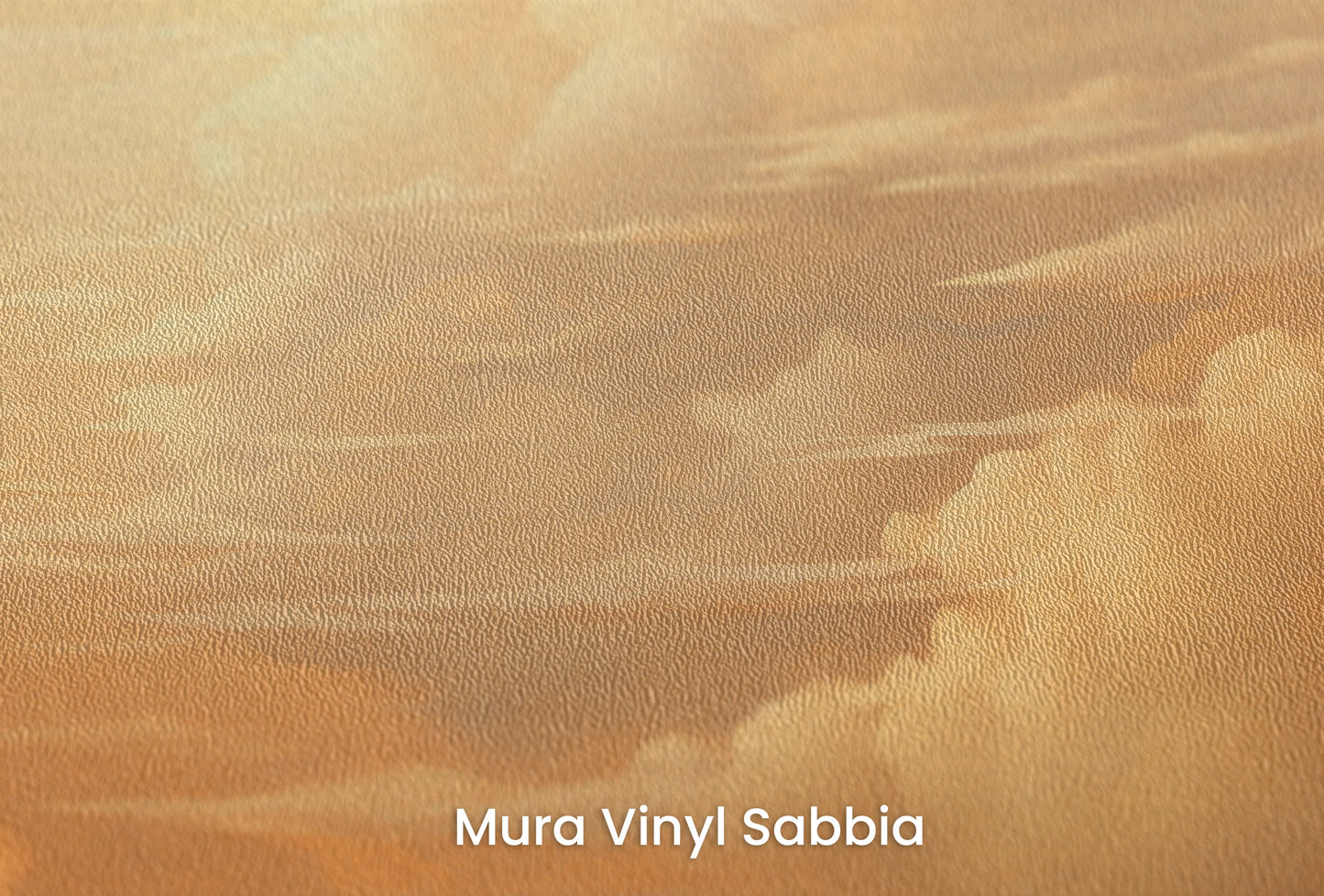 Zbliżenie na artystyczną fototapetę o nazwie Celestial Glow na podłożu Mura Vinyl Sabbia struktura grubego ziarna piasku.