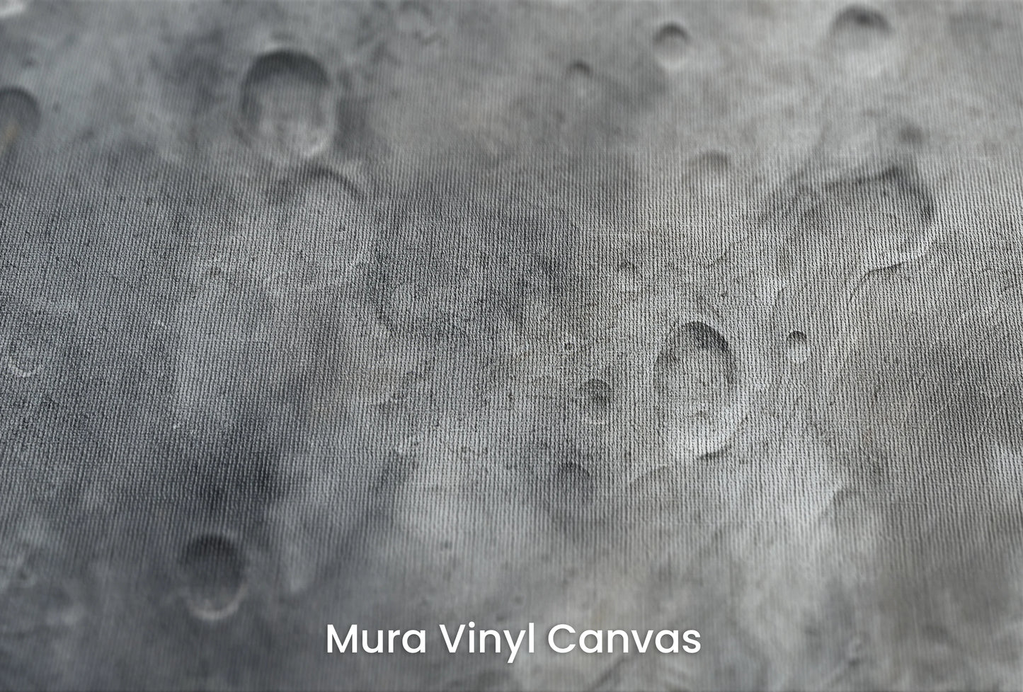 Zbliżenie na artystyczną fototapetę o nazwie Lunar Desert na podłożu Mura Vinyl Canvas - faktura naturalnego płótna.