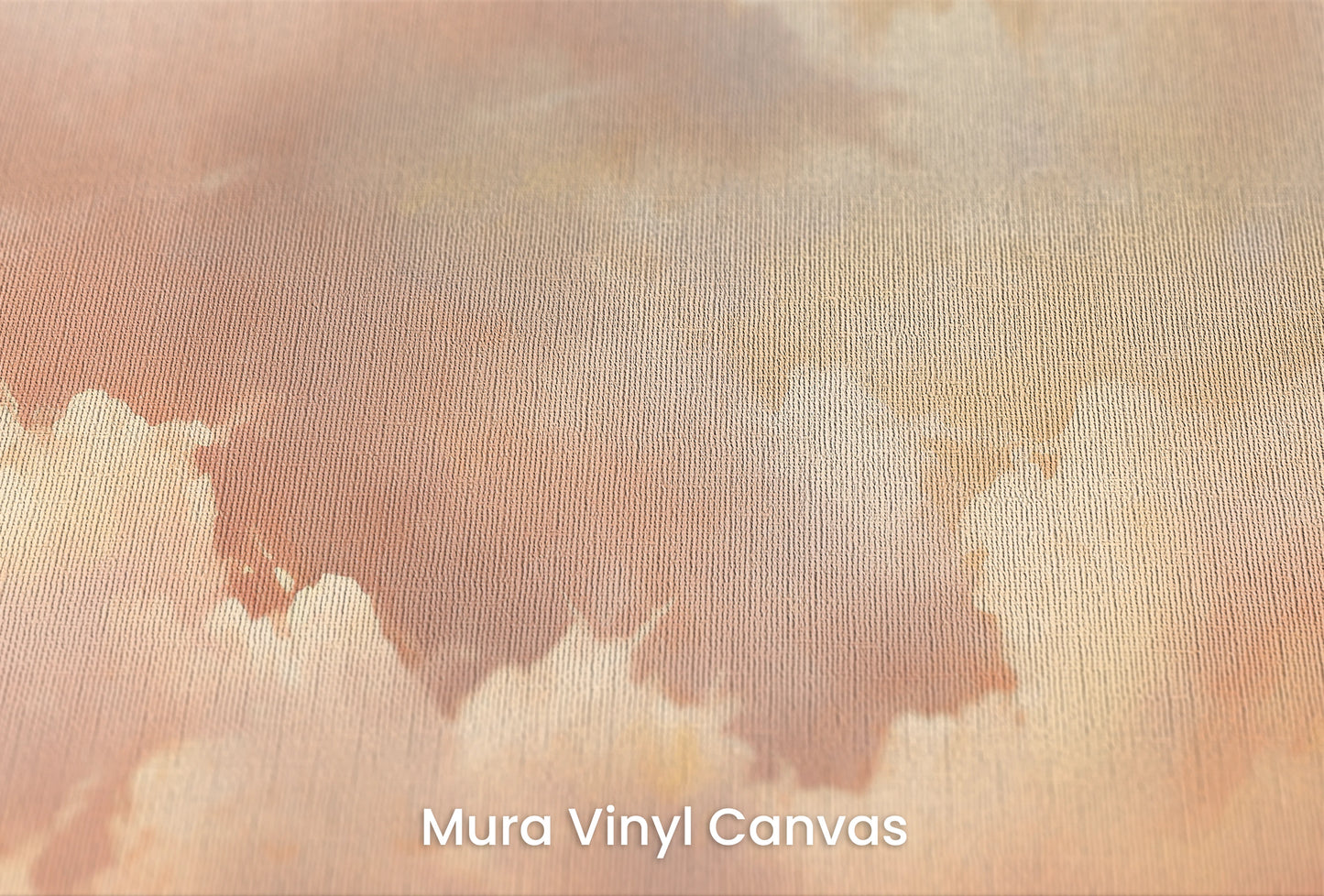 Zbliżenie na artystyczną fototapetę o nazwie Amber Tranquility na podłożu Mura Vinyl Canvas - faktura naturalnego płótna.
