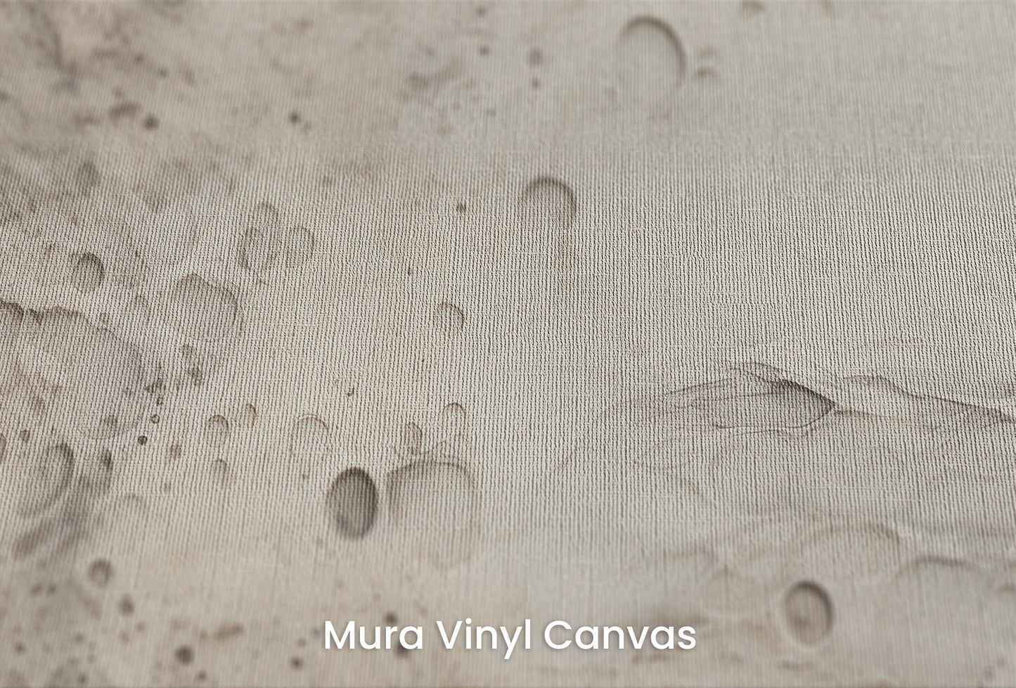 Zbliżenie na artystyczną fototapetę o nazwie Liquid Mars na podłożu Mura Vinyl Canvas - faktura naturalnego płótna.