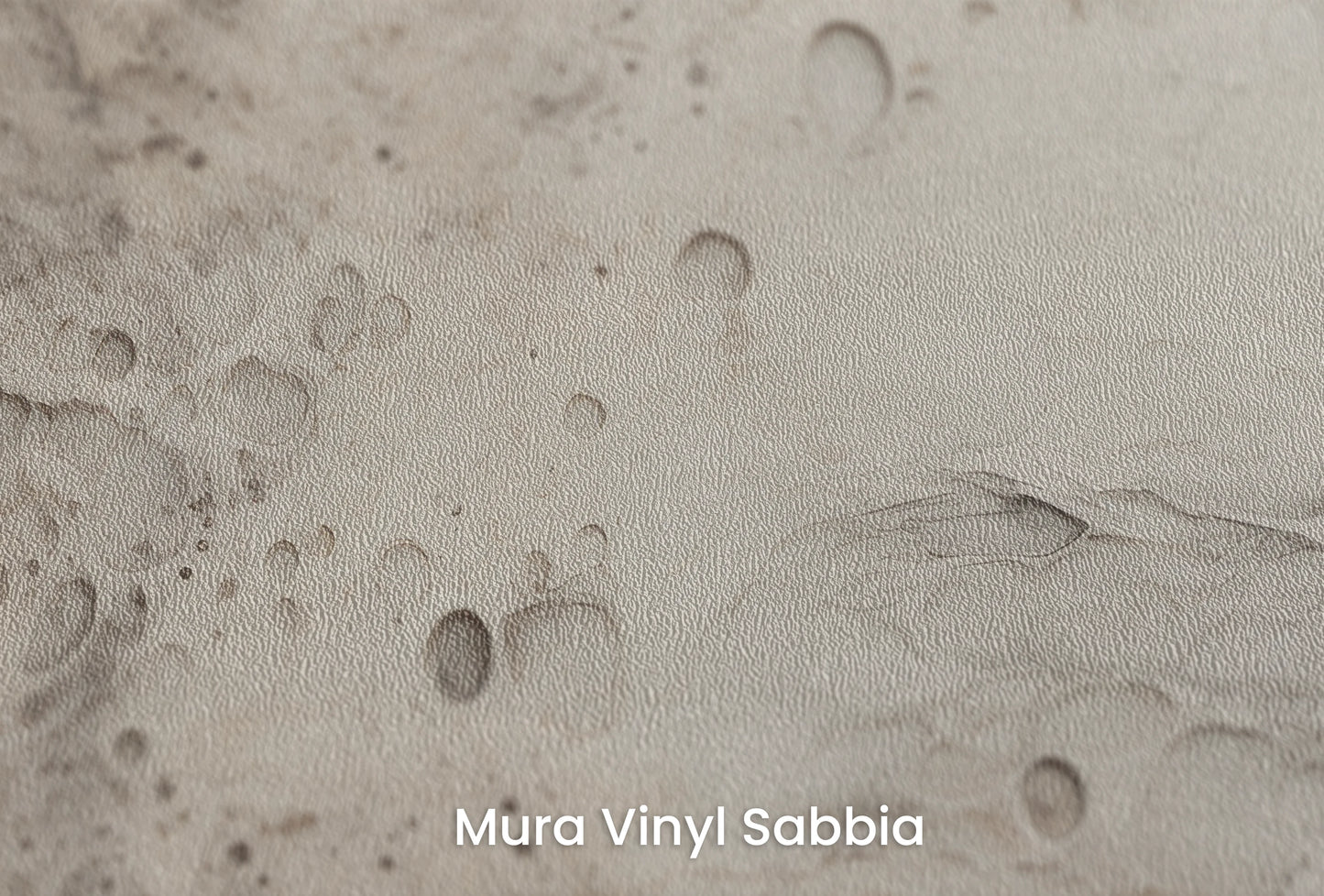 Zbliżenie na artystyczną fototapetę o nazwie Liquid Mars na podłożu Mura Vinyl Sabbia struktura grubego ziarna piasku.