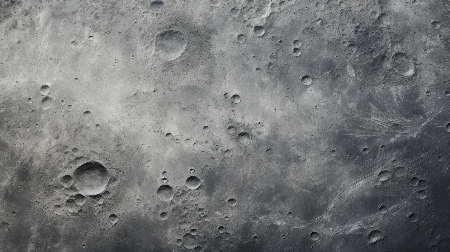 Prezentacja całego wzoru fototapety o nazwie Lunar Surface
