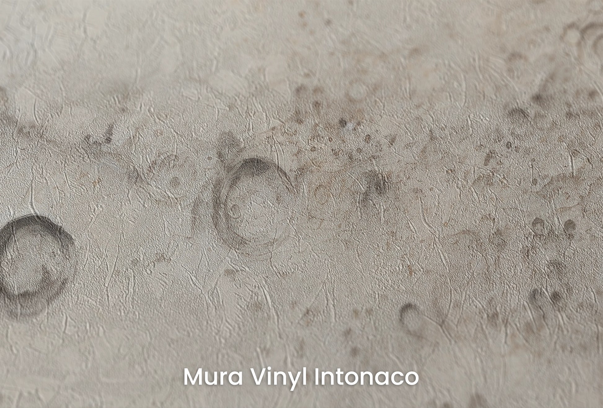 Zbliżenie na artystyczną fototapetę o nazwie Jupiter's Swirl na podłożu Mura Vinyl Intonaco - struktura tartego tynku.