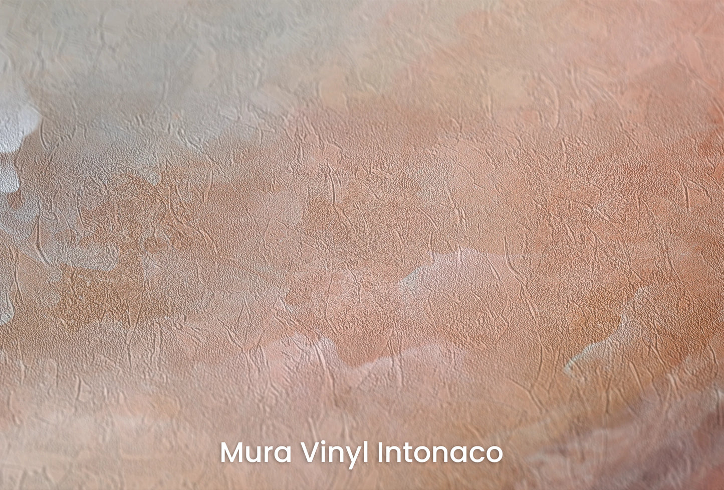 Zbliżenie na artystyczną fototapetę o nazwie Lunar Silence na podłożu Mura Vinyl Intonaco - struktura tartego tynku.